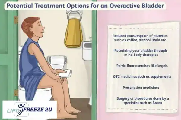 image of woman on toilet because of an overactive bladder Milton Keynes