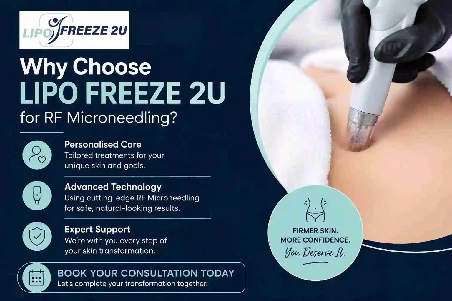Why Choose LIPO FREEZE 2U for RF Microneedling Milton Keynes?